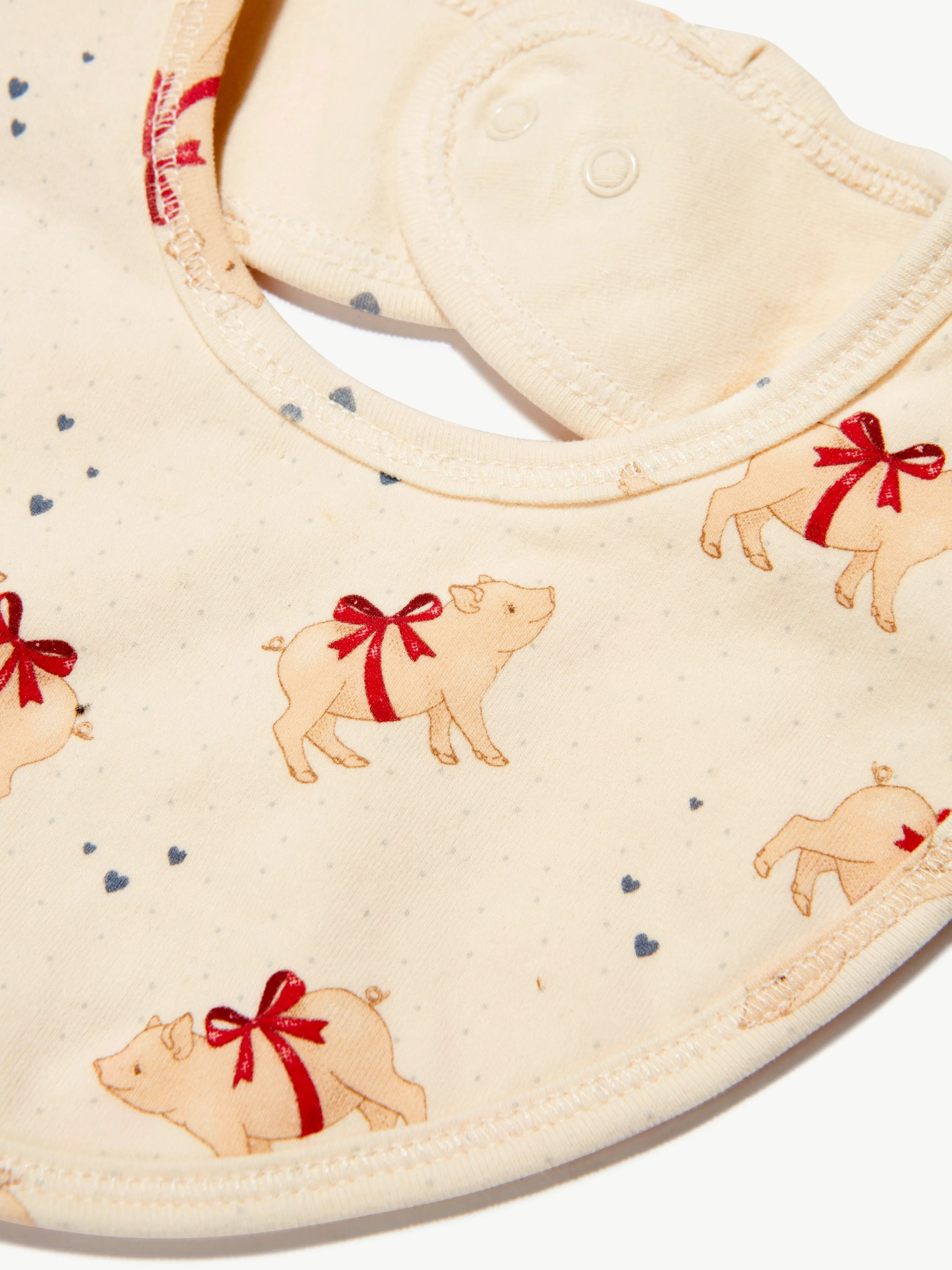 Konges Slojd Baby Organic Cotton 2 Pack Bambi Bibs