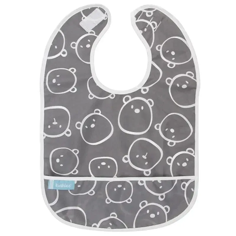 Kushies Baby Waterproof Cleanbib 12m 