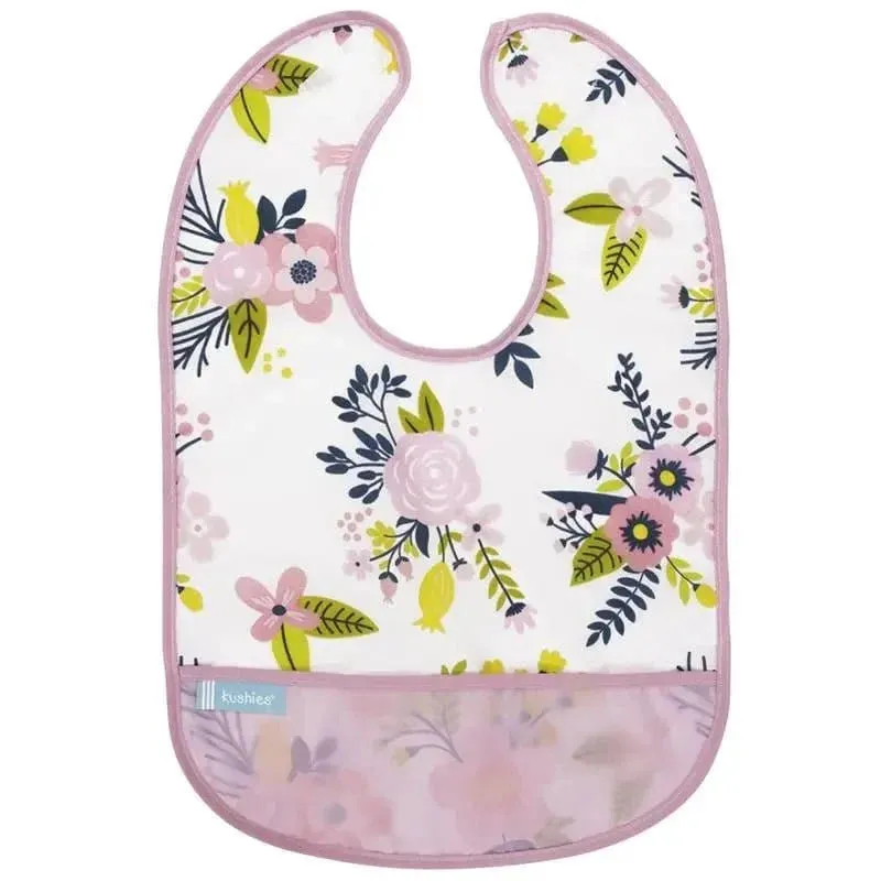Kushies Baby Waterproof Cleanbib 12m 