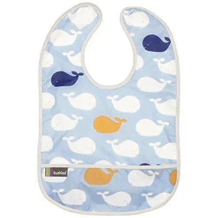 Kushies Baby Waterproof Cleanbib 12m 