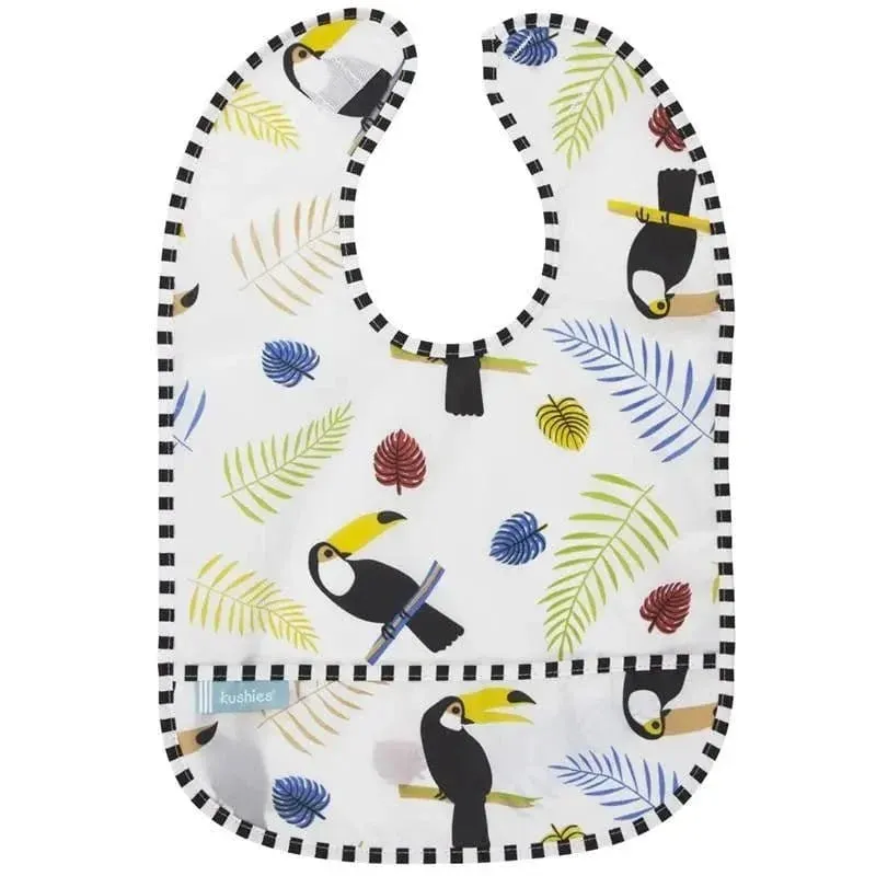 Kushies Baby Waterproof Cleanbib 12m 