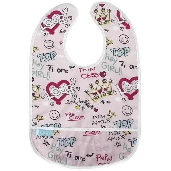 Kushies Baby Waterproof Cleanbib 12m 