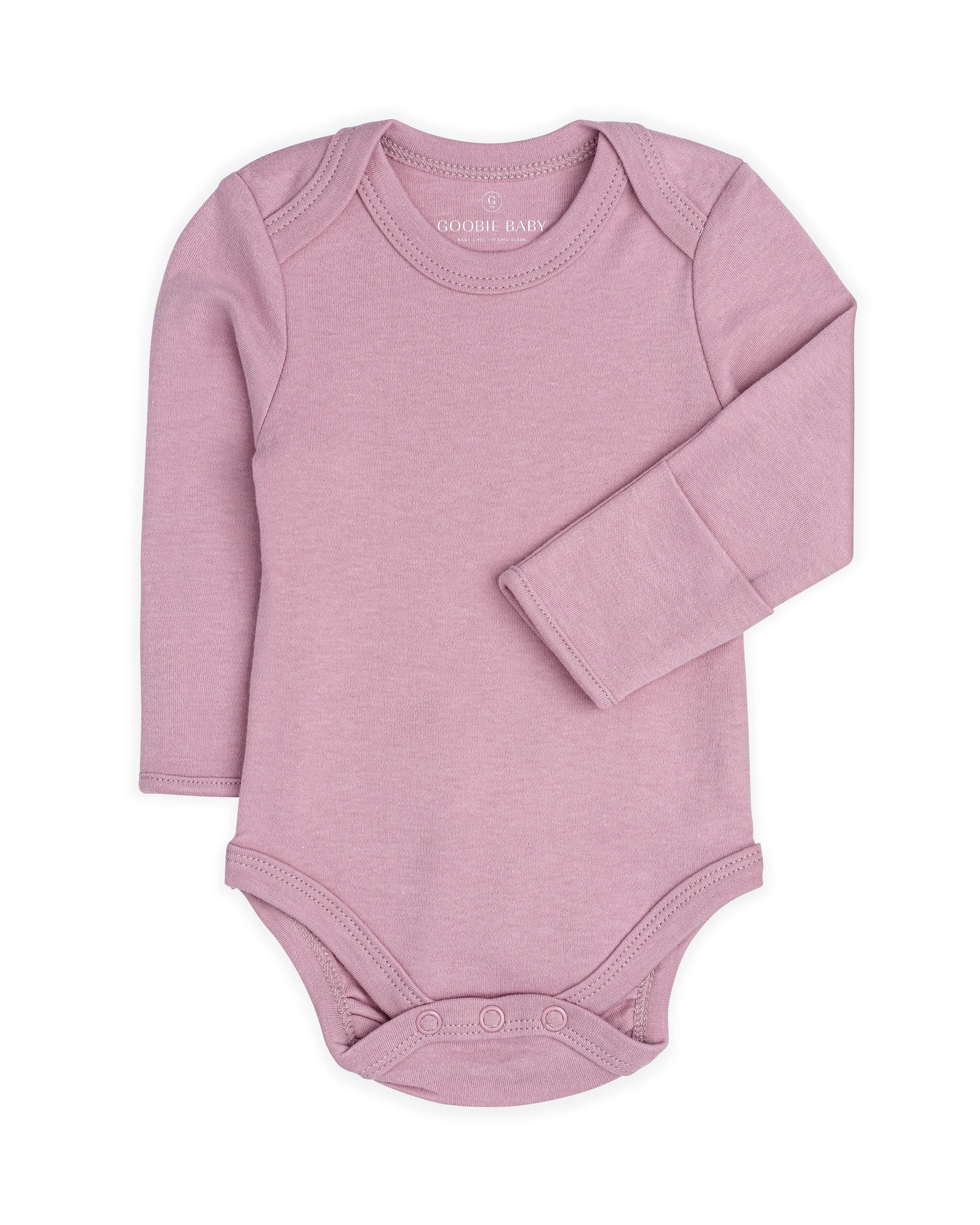 Long Sleeve Classic Bodysuits - Pink Combo