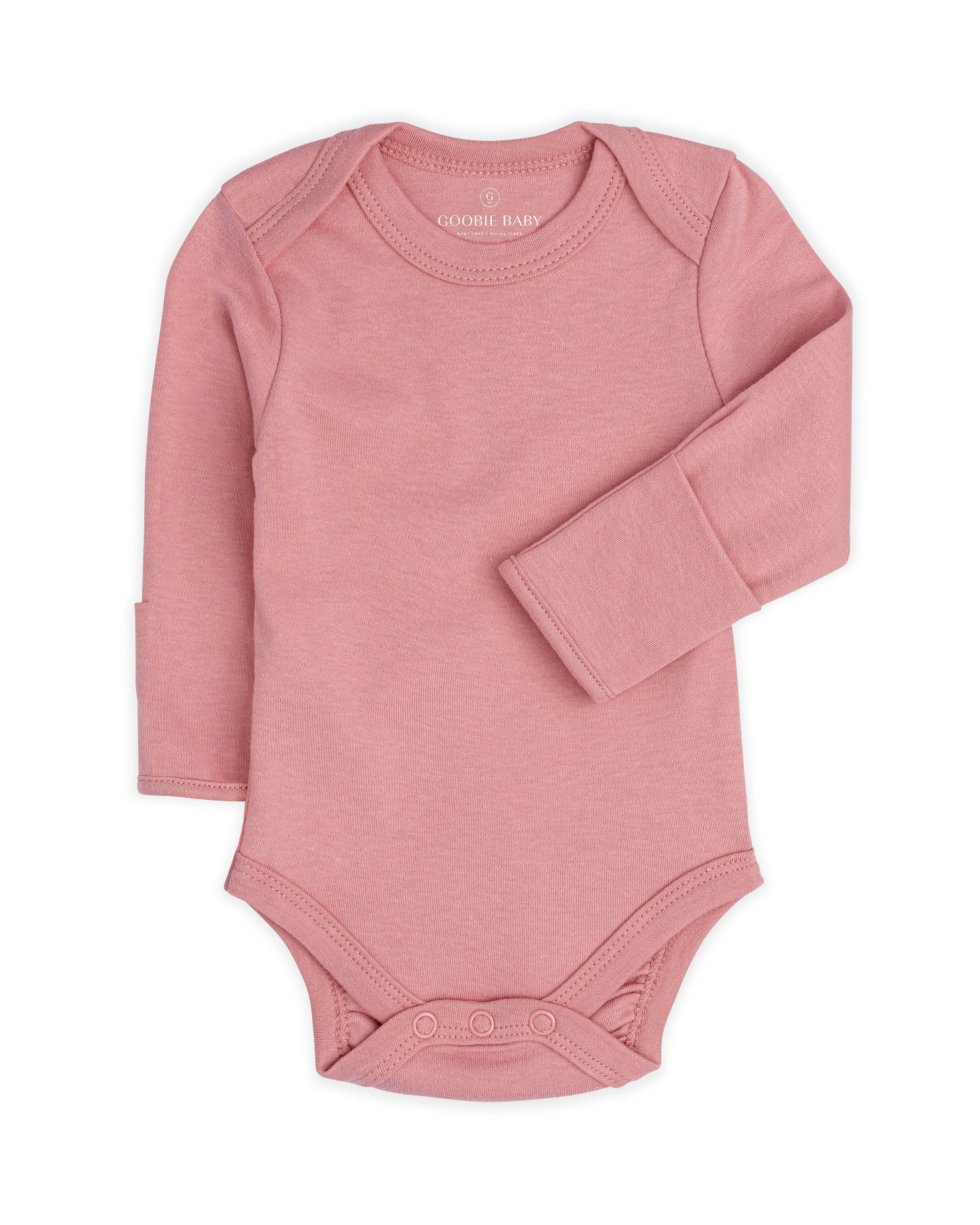 Long Sleeve Classic Bodysuits - Pink Combo