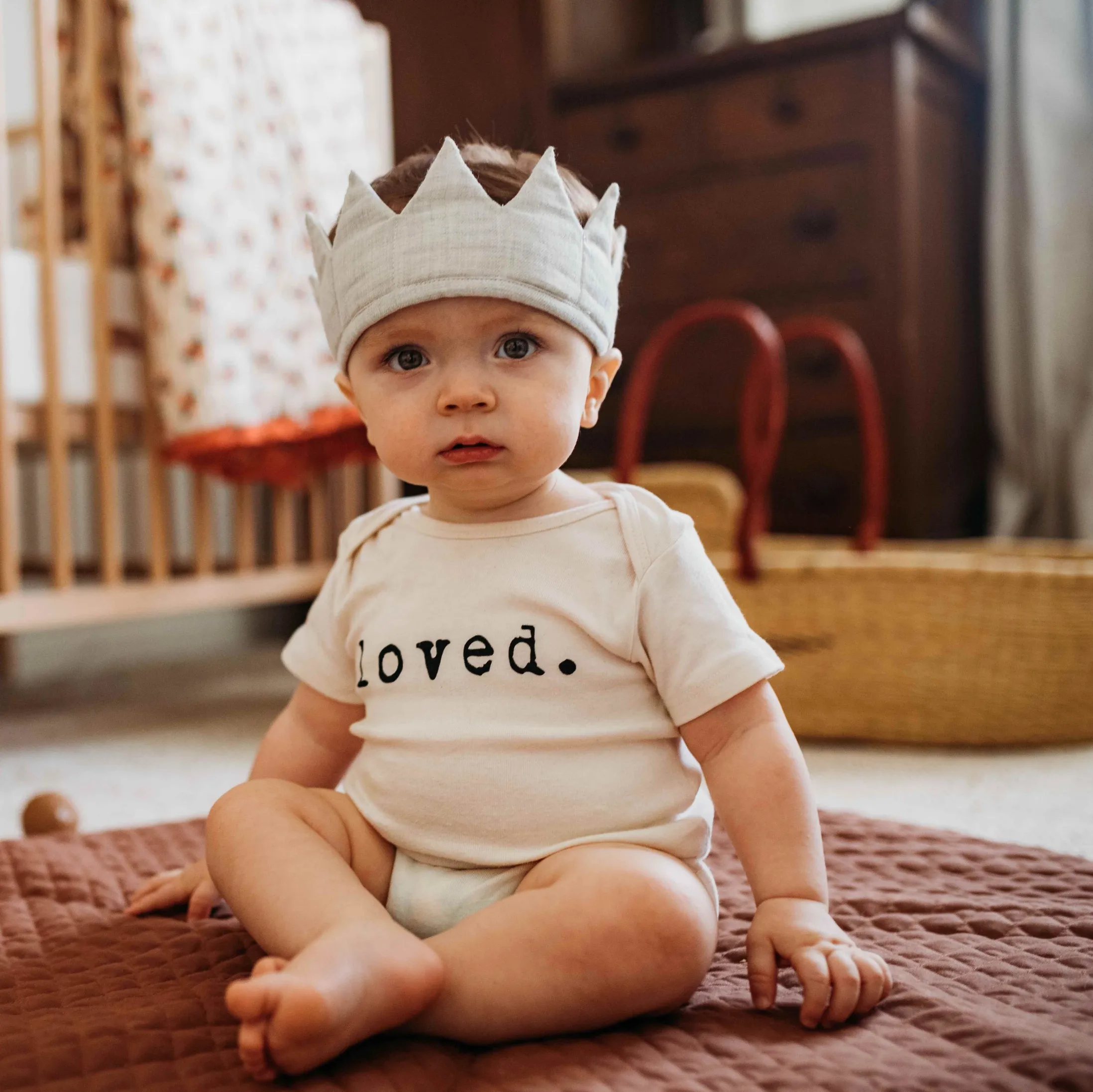 Loved - Short Sleeve GOTS Organic Cotton Bodysuit