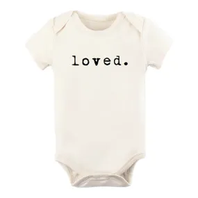 Loved - Short Sleeve GOTS Organic Cotton Bodysuit