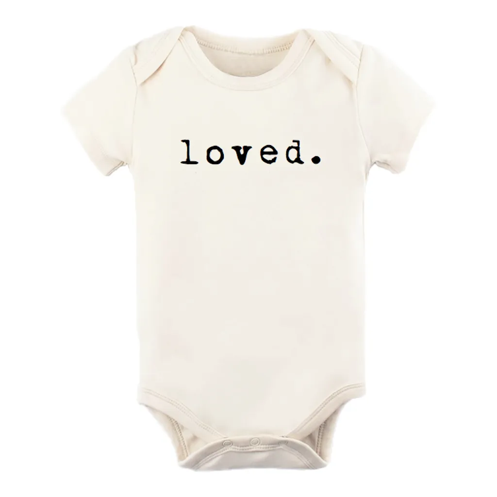 Loved - Short Sleeve GOTS Organic Cotton Bodysuit