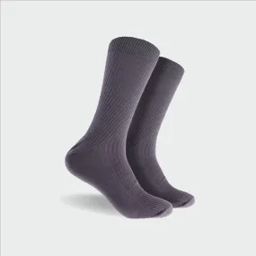 Men's Bamboo Rib Crew Socks - Denim