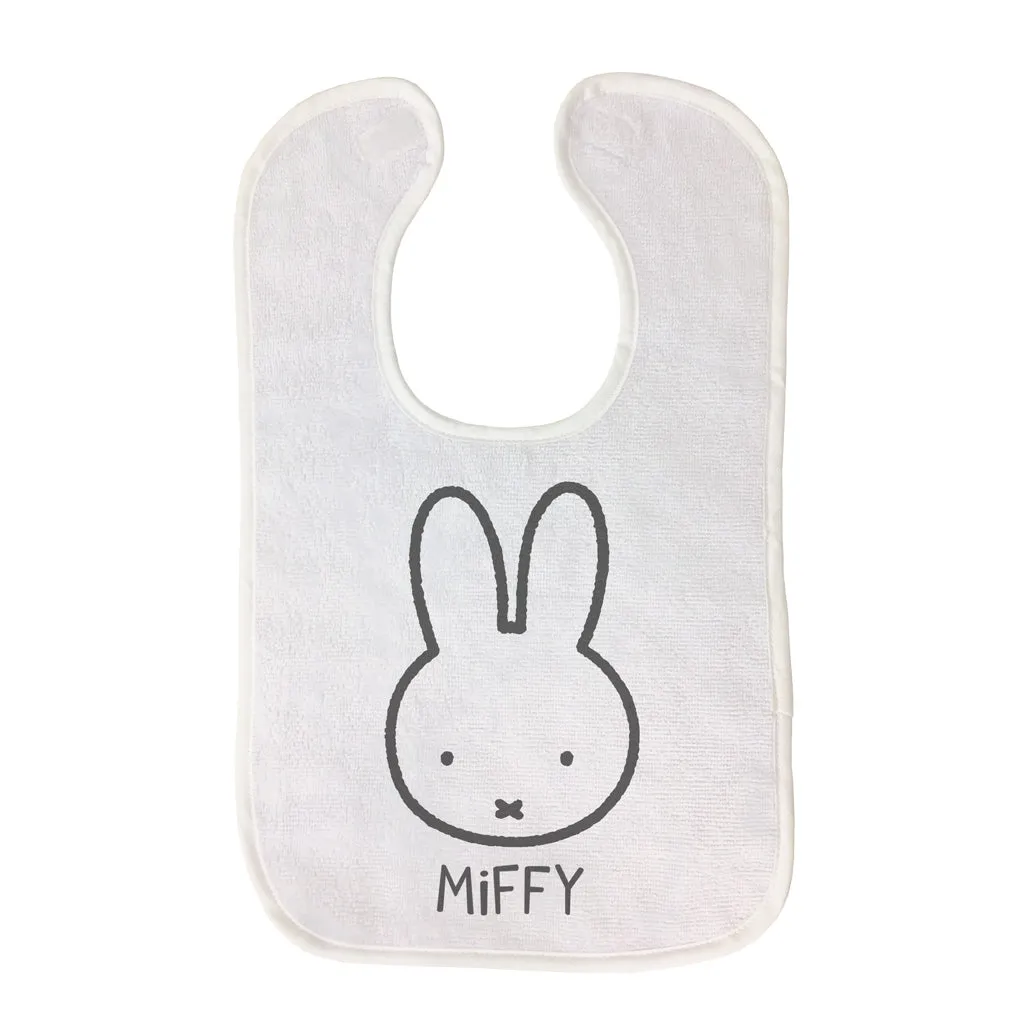 Miffy Face Outline Baby Bib