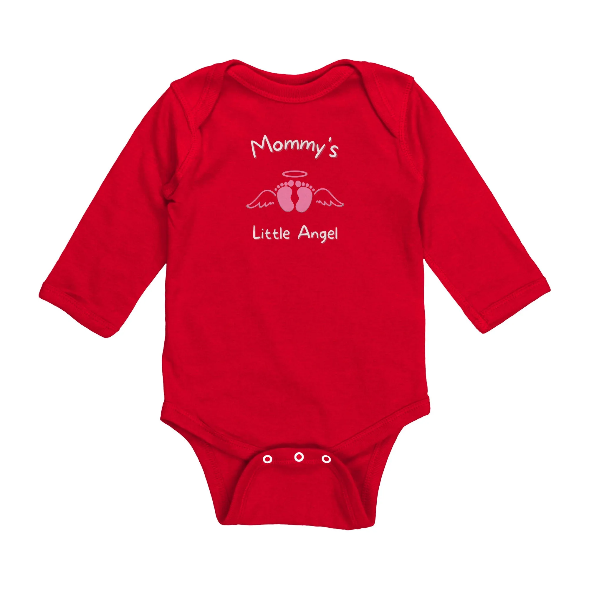 Mommy's Little Angel - Long Sleeve Onesie - DC