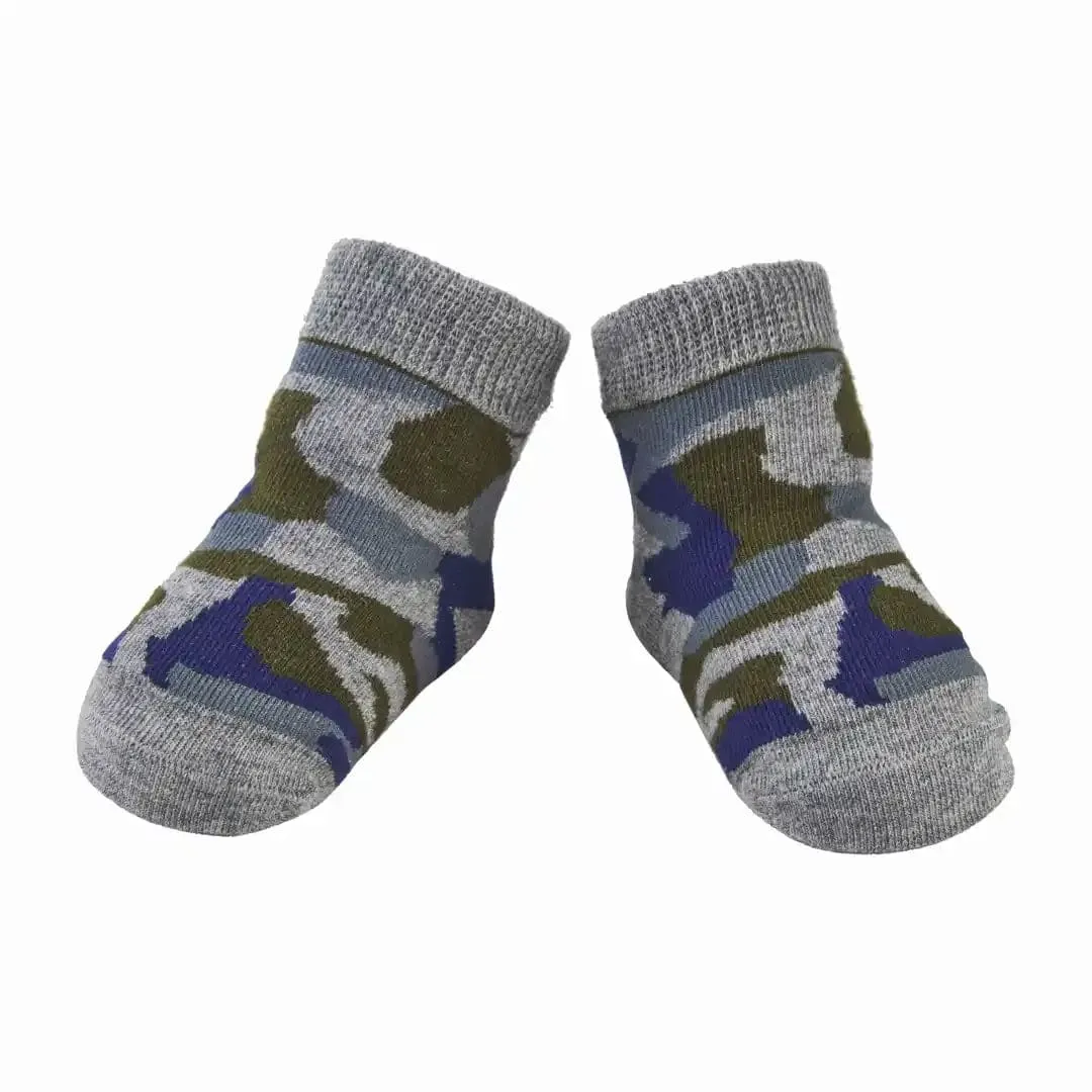 Mud Pie - Baby Socks - Gray Camo