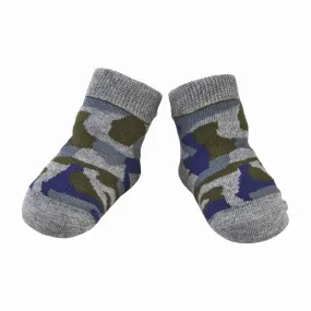 Mud Pie - Baby Socks - Gray Camo