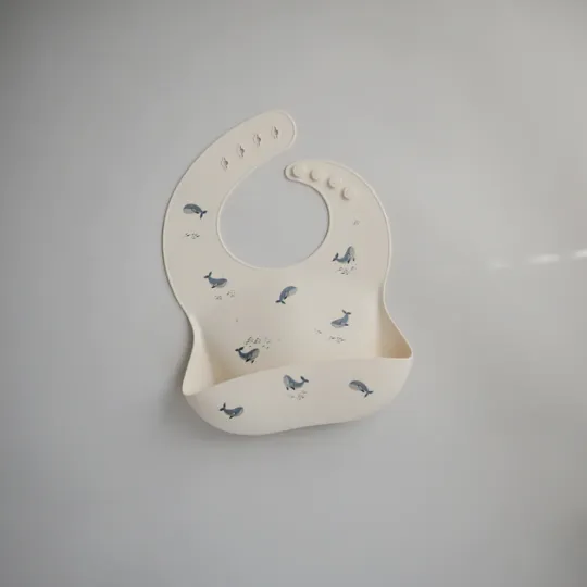 Mushie Bib - Whales