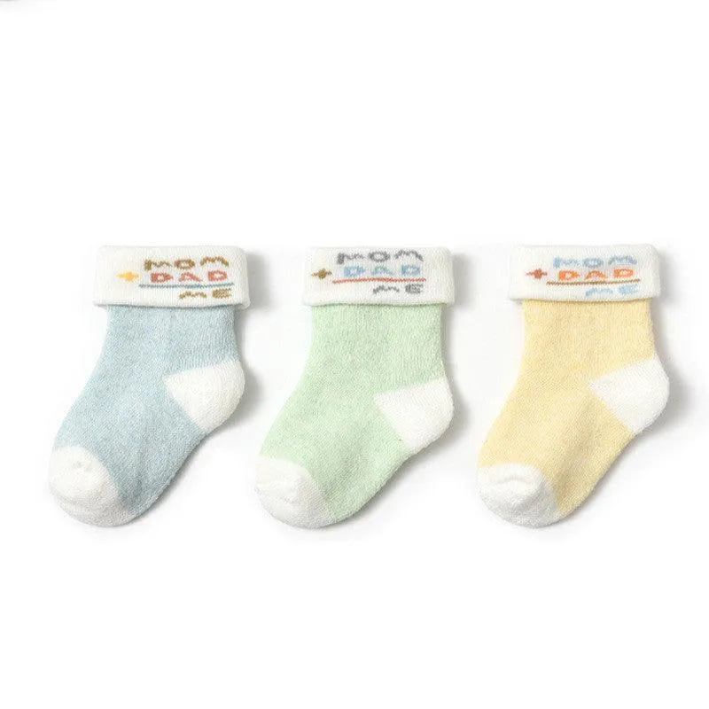 Newborn Socks Winter 0-3-6 Months Baby
