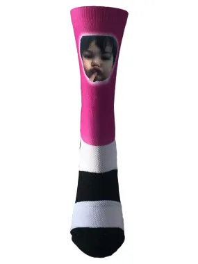 Novelty Custom Big Human Head Socks - The Sox Box