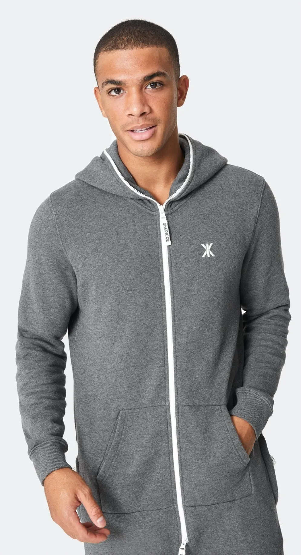 Onepiece Adult Onesie 2.0 in Dark Grey Melange