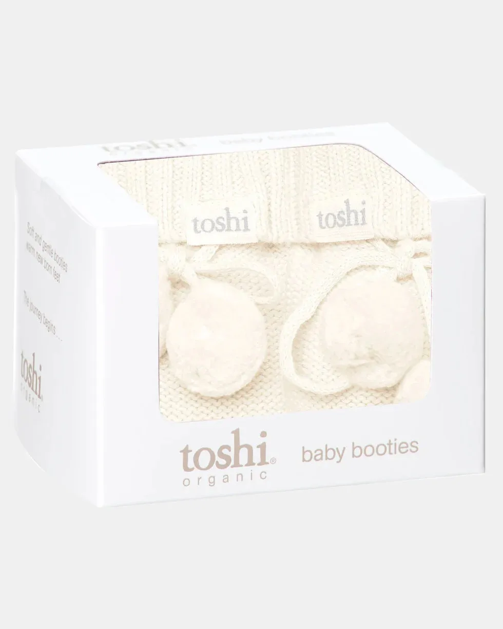 Organic Booties Marley - Cream