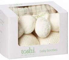 Organic Booties Marley Cream