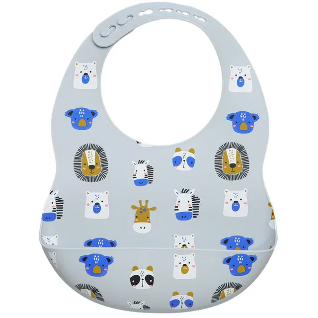 Patterned Silicone Bibs