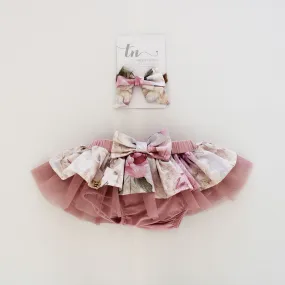 Peonies Tutu Bloomer with Bow (headband sold separately)