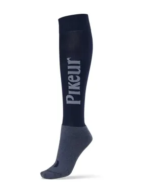 PIKEUR Socks – Knee Length - Nightblue