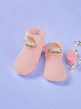 Pink Unicorn Baby Socks – Soft and Adorable Design