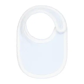 Pique Side Clip Bib Blue