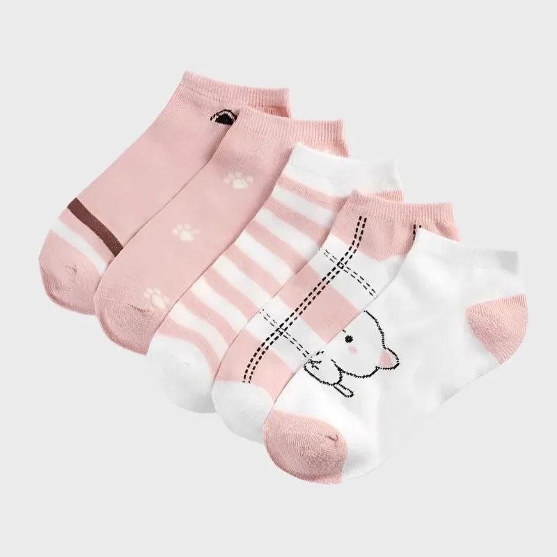 PrettyKitten Quality Casual Socks for Women - 5 Pairs