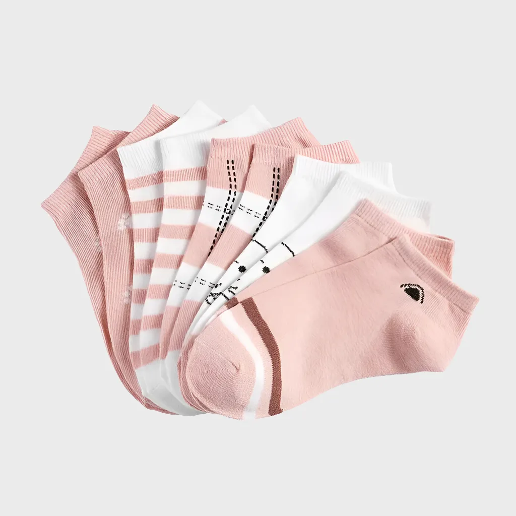 PrettyKitten Quality Casual Socks for Women - 5 Pairs