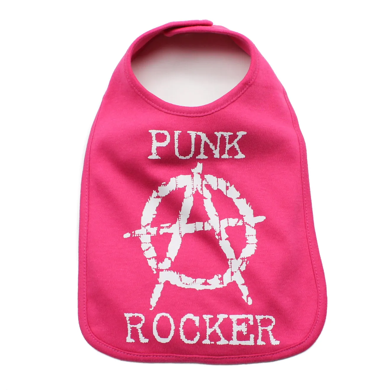Punk Rocker Rockin' Unisex Newborn Baby Soft Cotton Bib