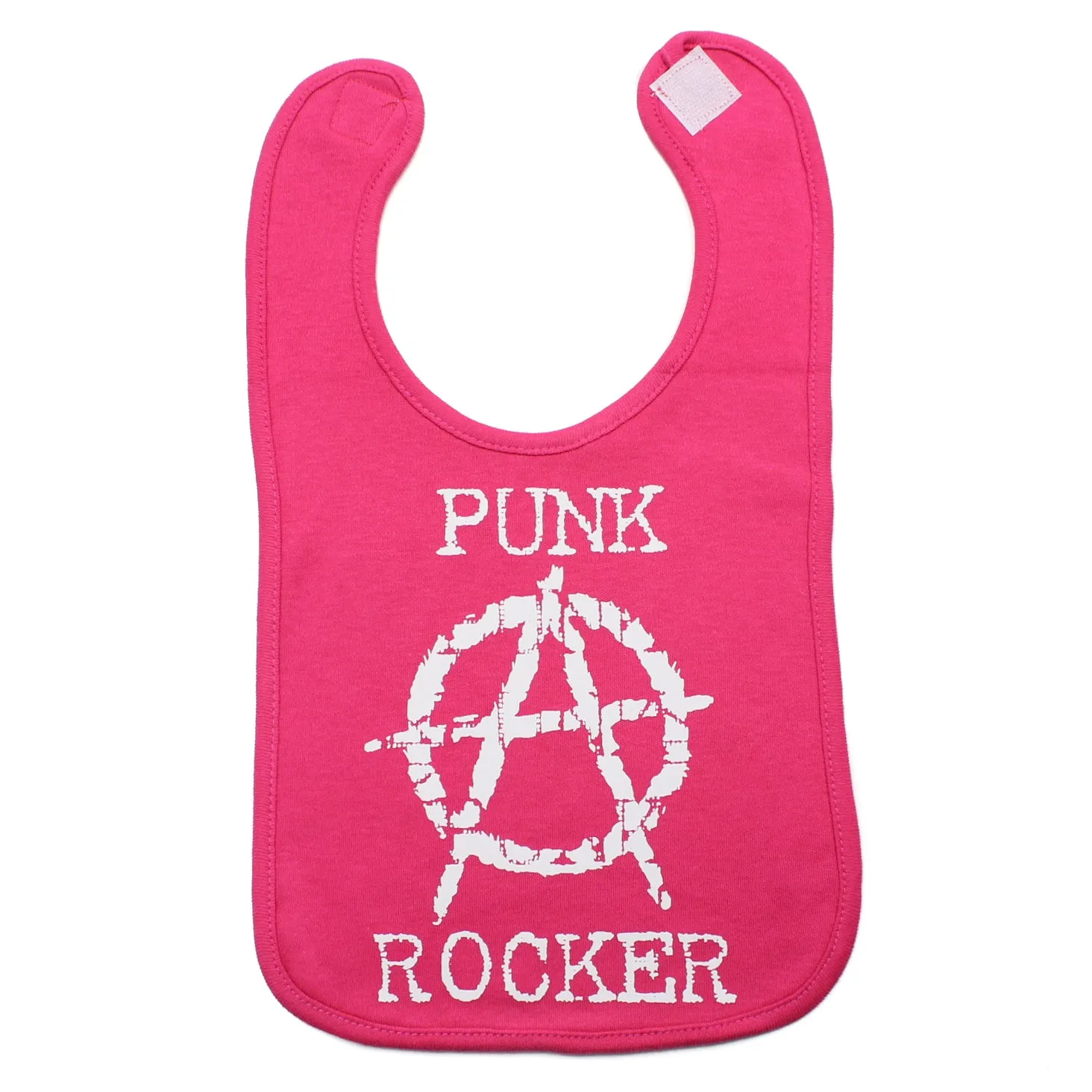 Punk Rocker Rockin' Unisex Newborn Baby Soft Cotton Bib