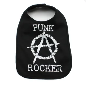 Punk Rocker Rockin' Unisex Newborn Baby Soft Cotton Bib