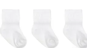 Robeez Neutral White Stay On Socks Set of 3