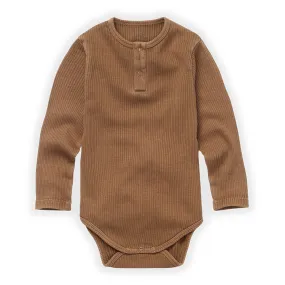 Romper Granddad Mustard