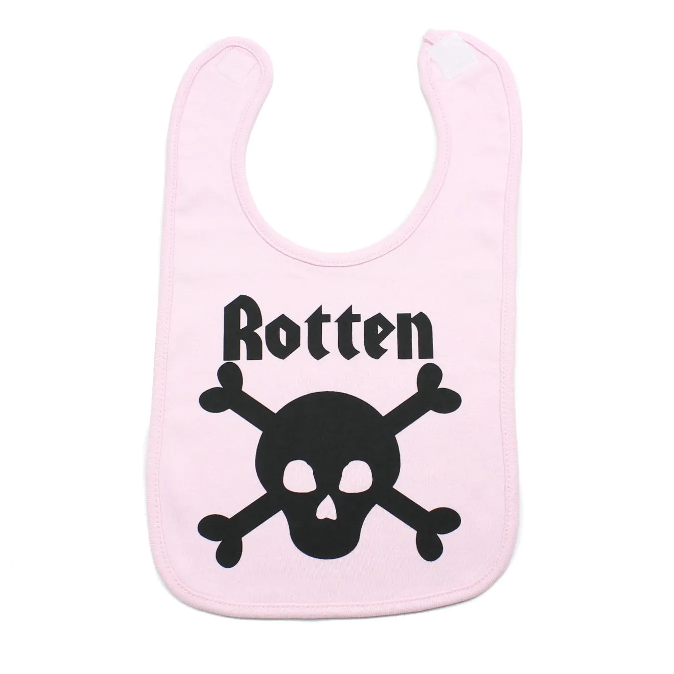 Rotten Skull & Crossbones Unisex Newborn Baby Soft Cotton Bib