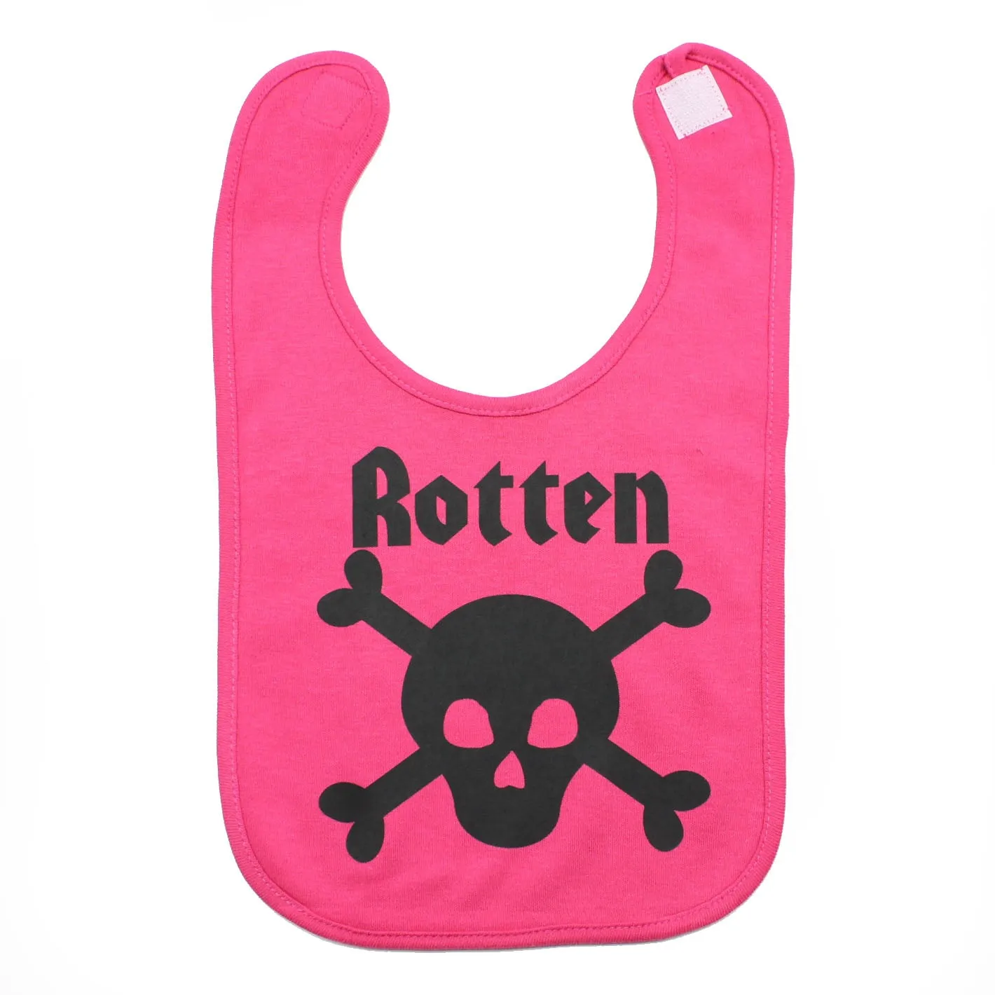 Rotten Skull & Crossbones Unisex Newborn Baby Soft Cotton Bib