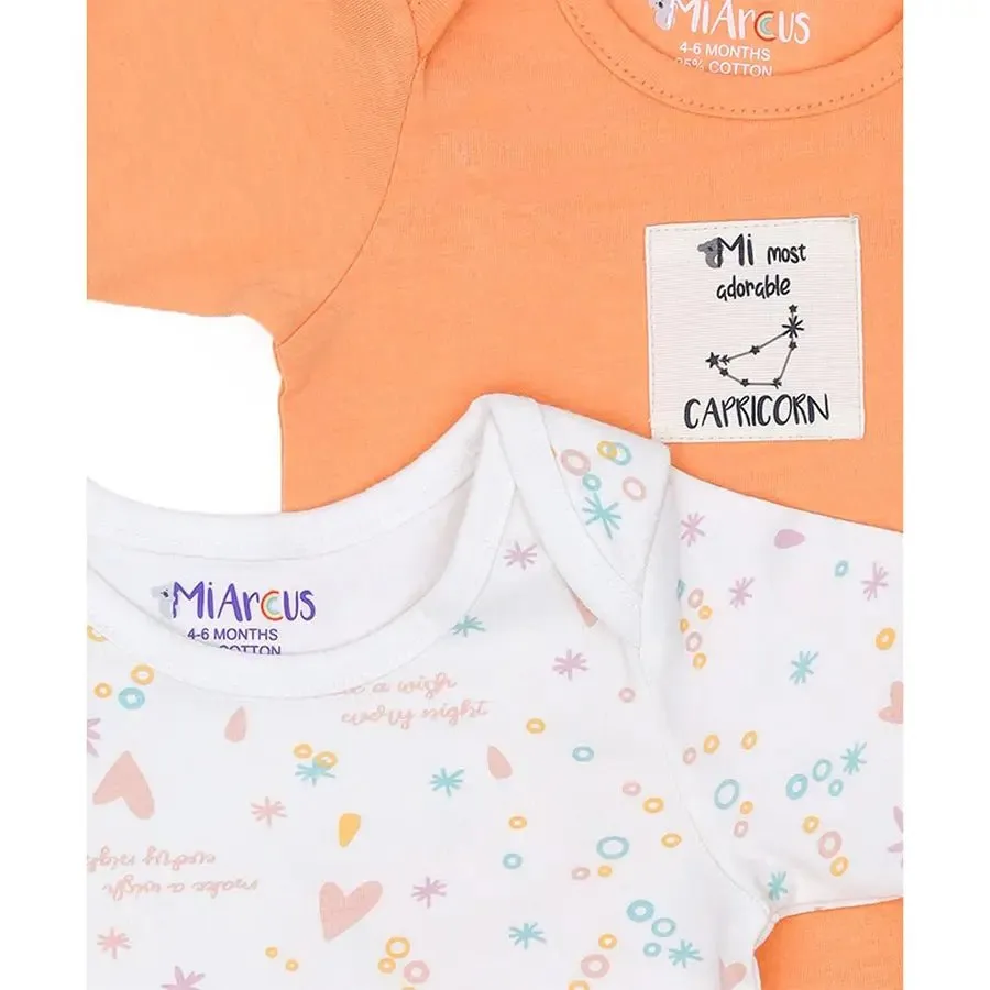 Showering Love Capricorn Unisex Onesie (Pack of 2)