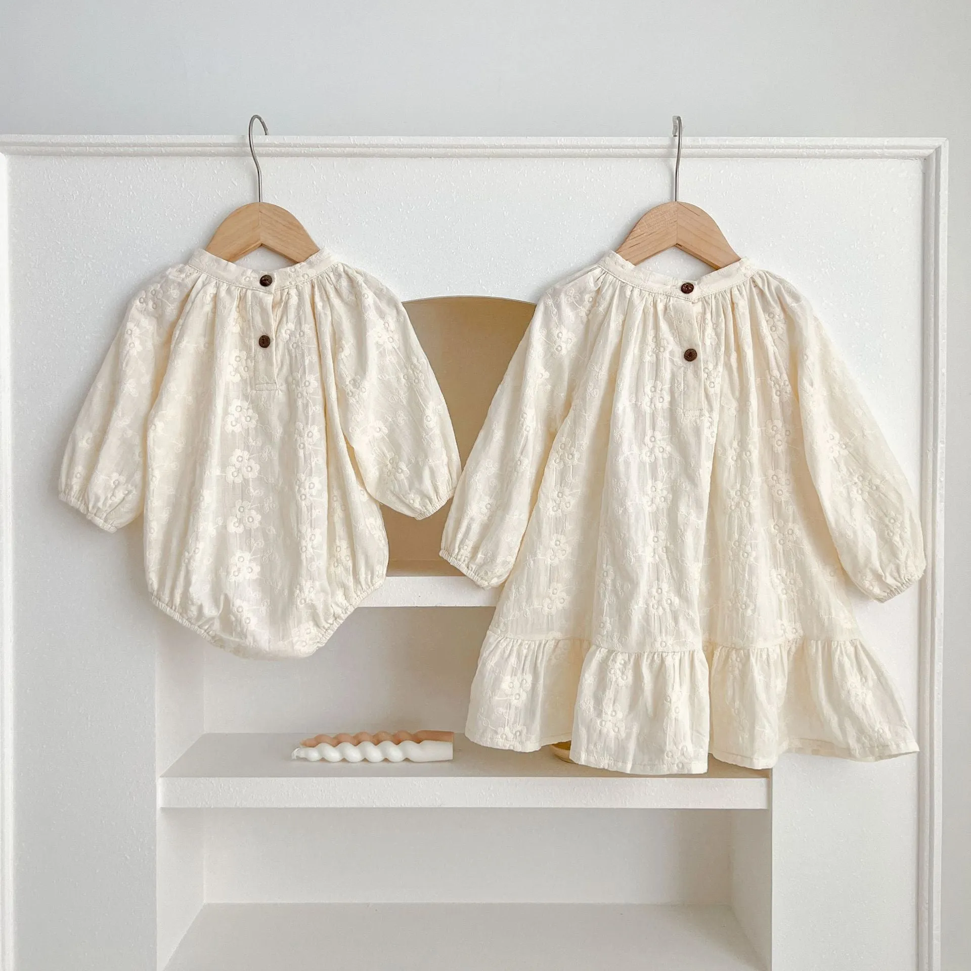Sister Matching Outfits Dress Newborn Baby Onesies