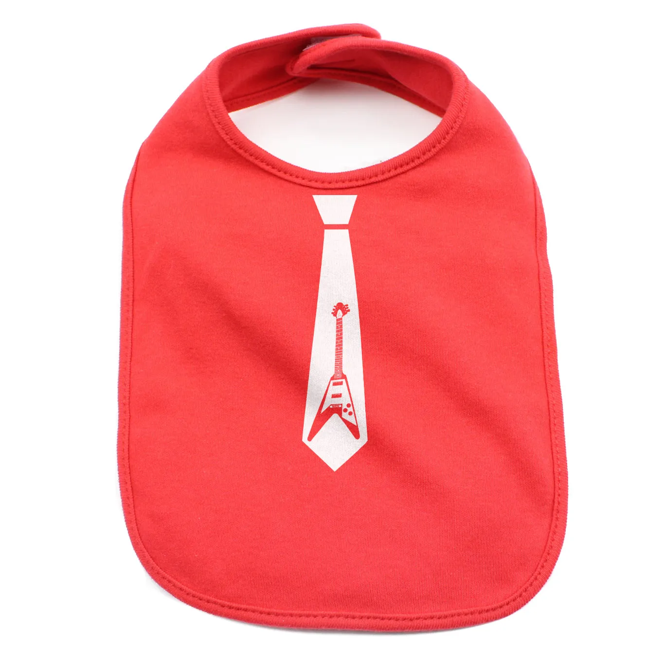 Skull Guitar Newborn Baby Soft Cotton Bib