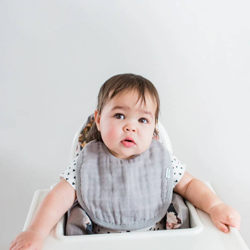 Super Soft & Absorbent: Organic Cotton Muslin Bibs