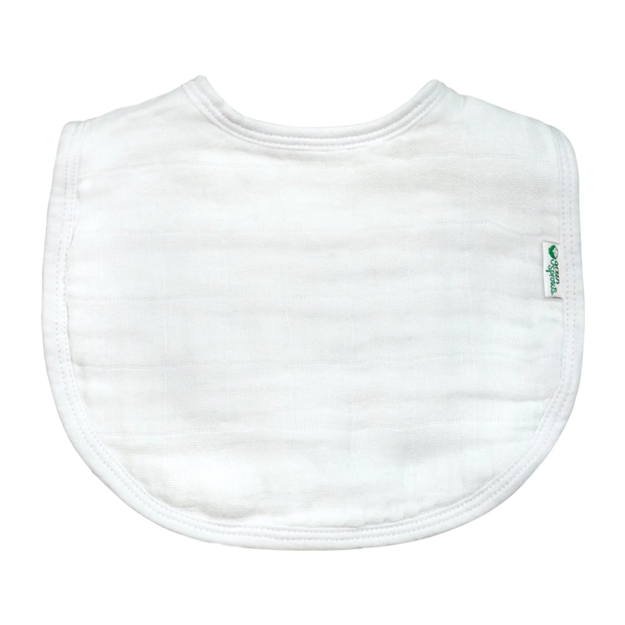 Super Soft & Absorbent: Organic Cotton Muslin Bibs
