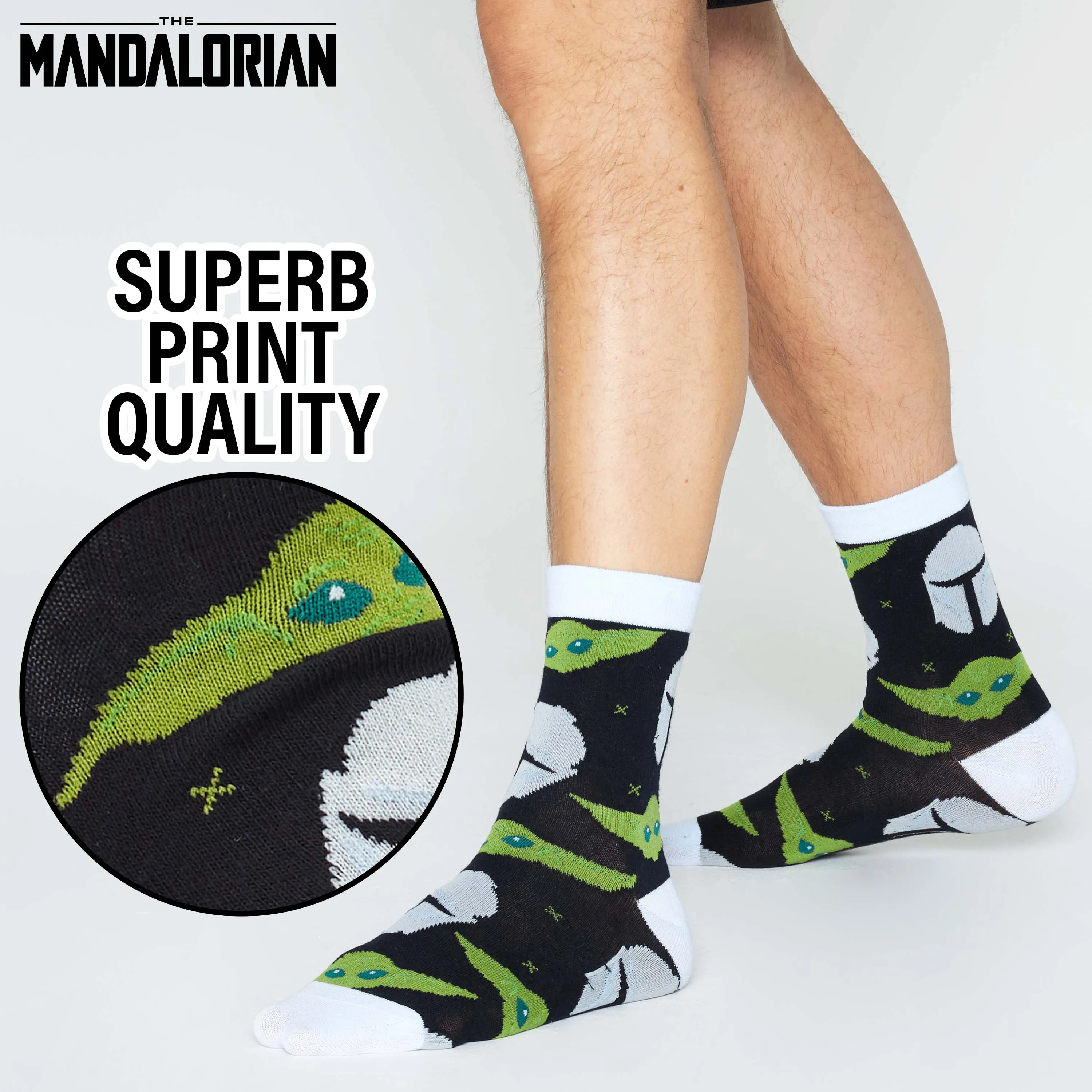 The Mandalorian Mens Socks, 5-Pack Baby Yoda Socks Men, Gifts For Men