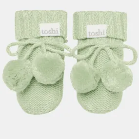 Toshi Organic Booties Marley/Matcha