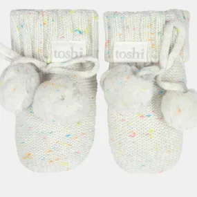 Toshi Organic Booties Marley/Snowflake