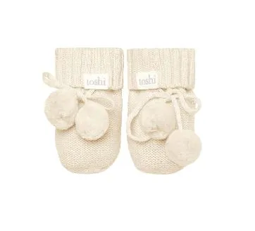 Toshi Organic Marley Booties - Feather