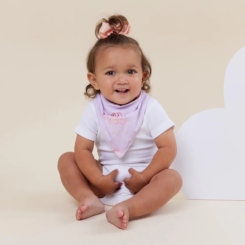 Unicorn Organic Dribble Bib