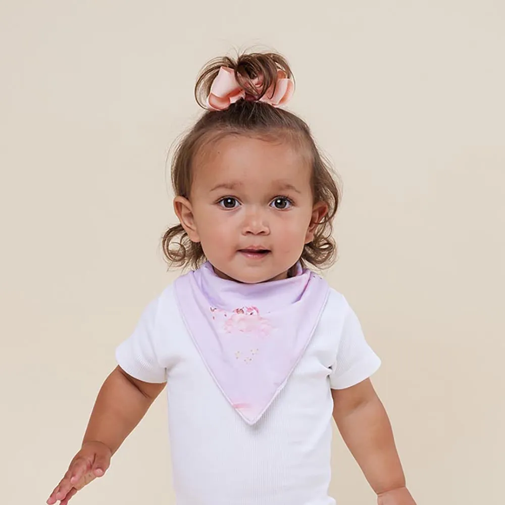 Unicorn Organic Dribble Bib