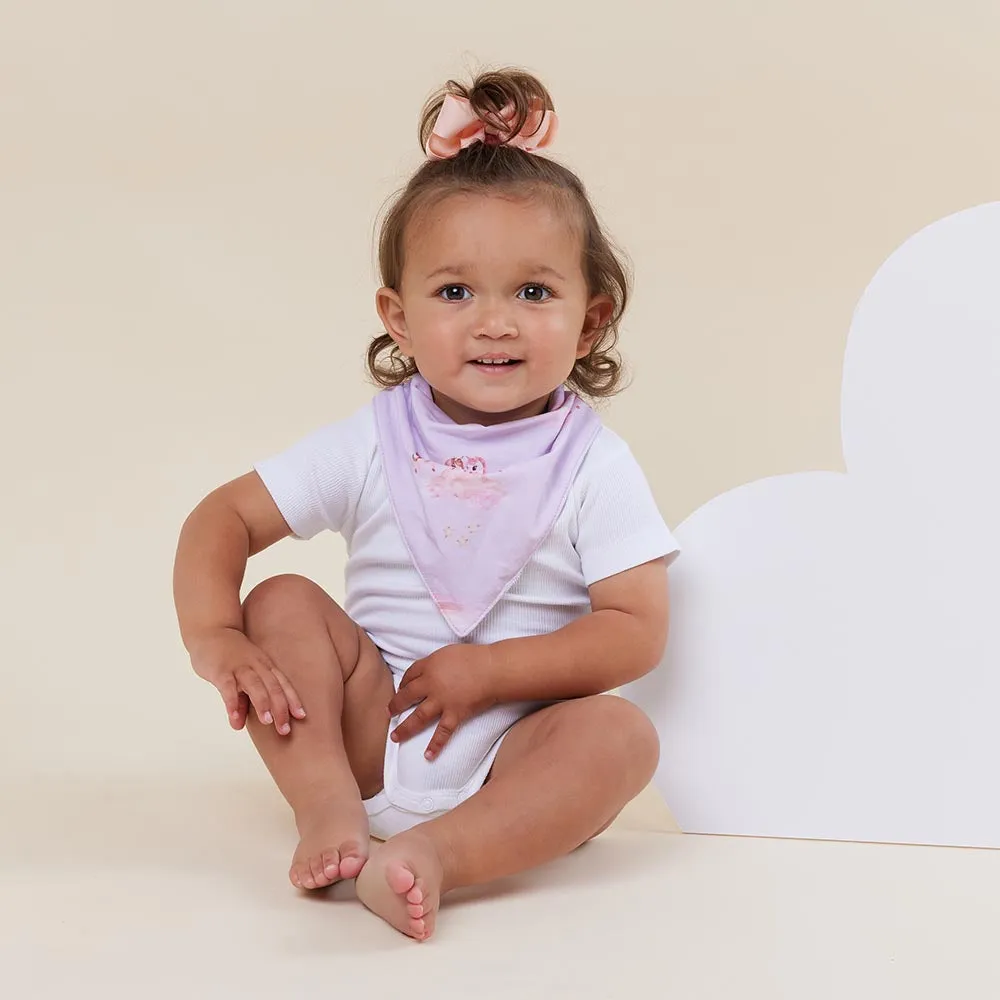 Unicorn Organic Dribble Bib