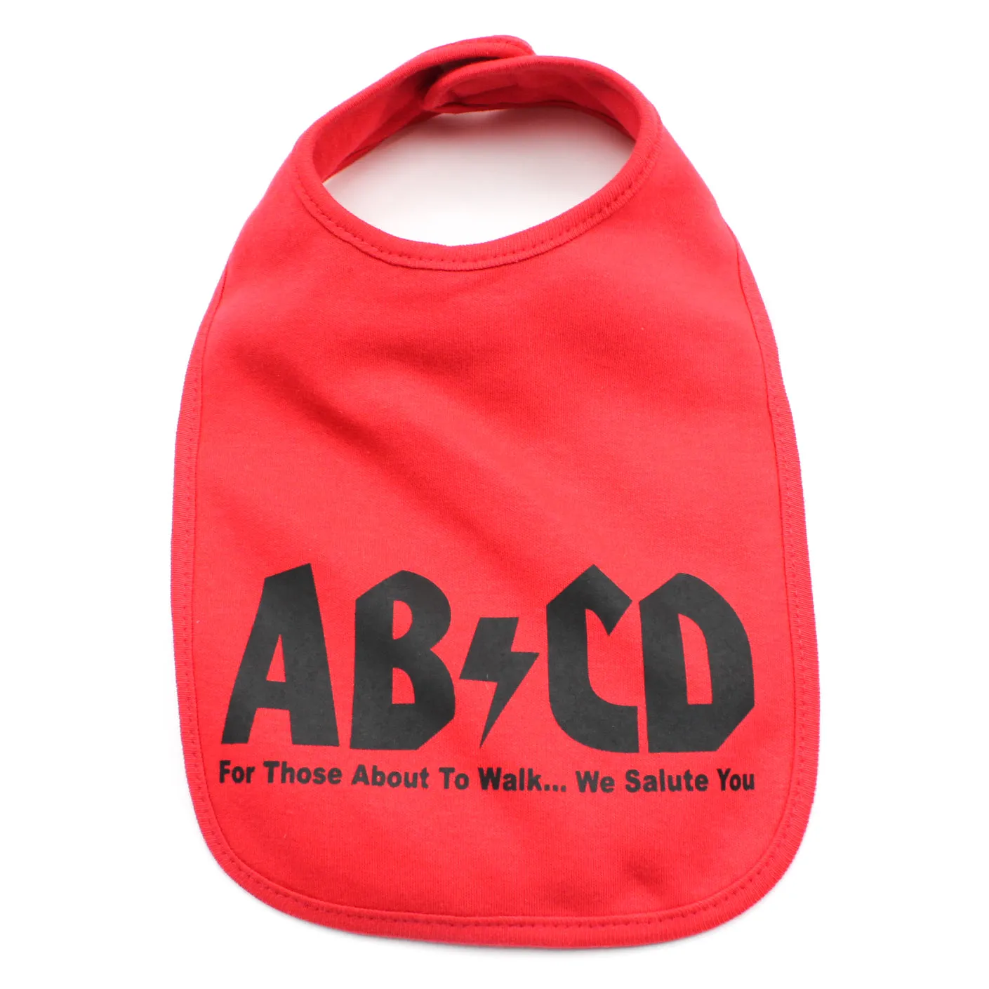 Unisex Baby ABCD Rock N Roll Cotton Bib