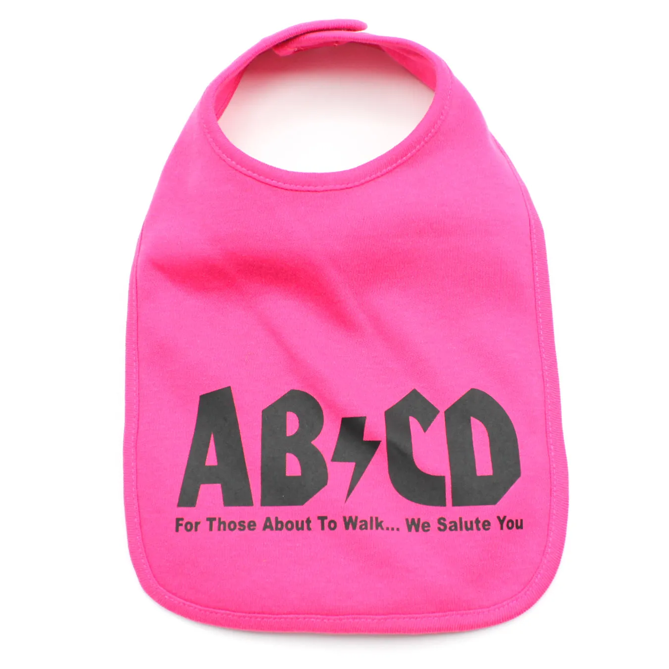 Unisex Baby ABCD Rock N Roll Cotton Bib